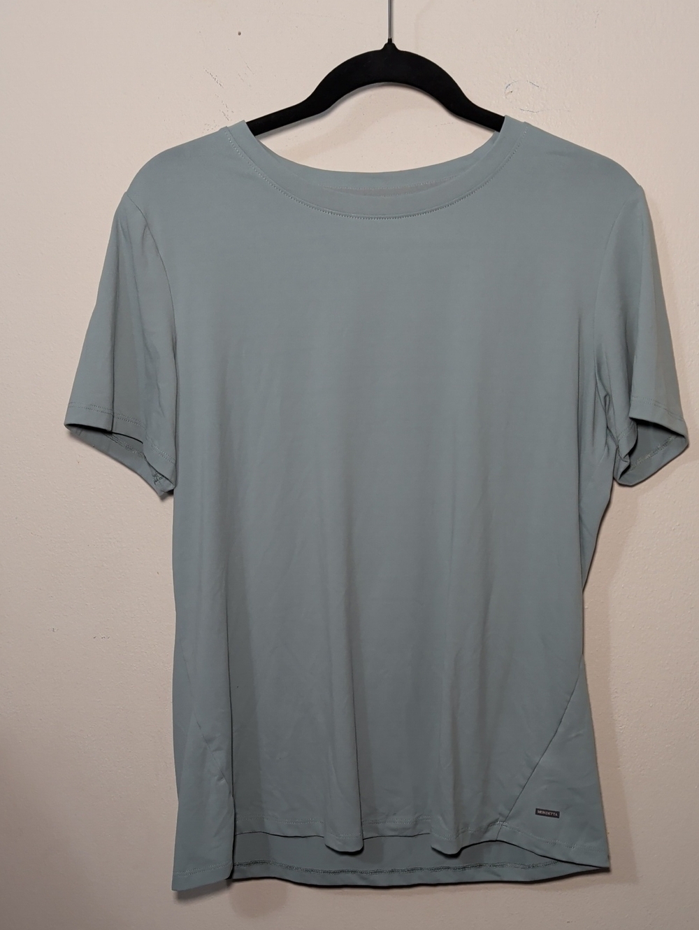 Mondetta Performance Luxury Workout T-shirt Sage Green Crewneck Women's Size M